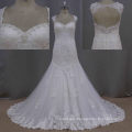 Sweet Lace Long Train Mermaid Wedding Dress